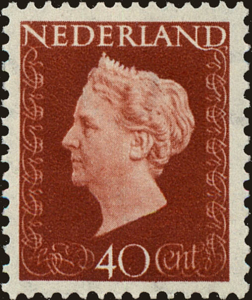 Front view of Netherlands 297 collectors stamp