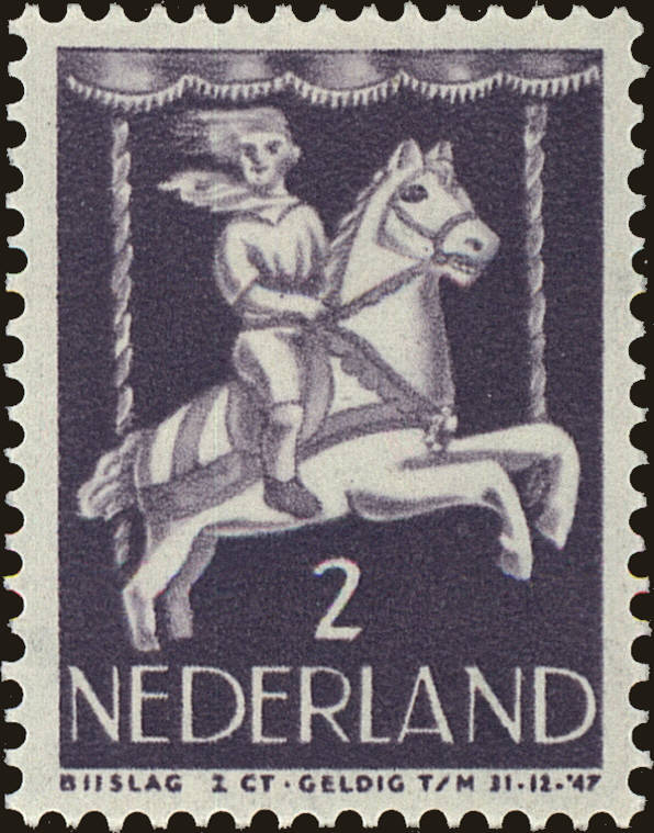 Front view of Netherlands B170 collectors stamp
