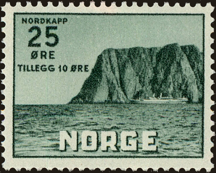 Front view of Norway B59 collectors stamp