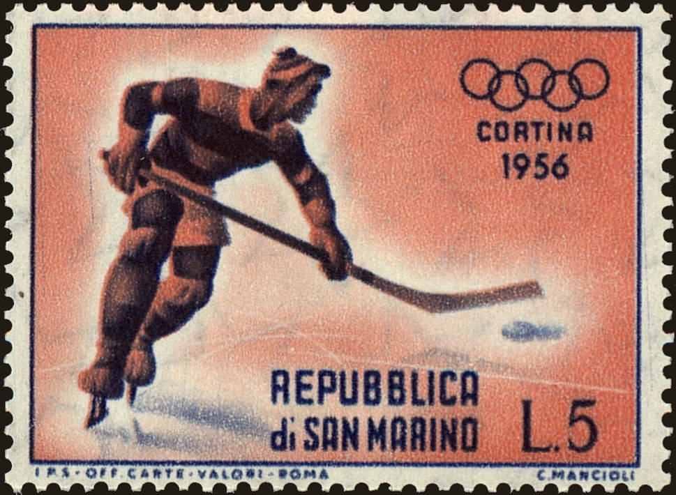 Front view of San Marino 368 collectors stamp