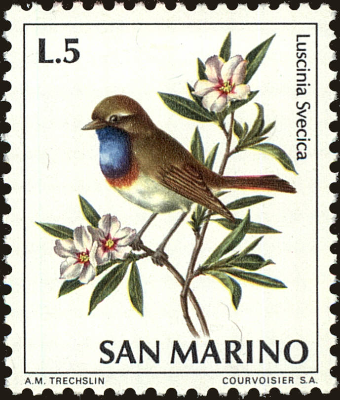 Front view of San Marino 781 collectors stamp