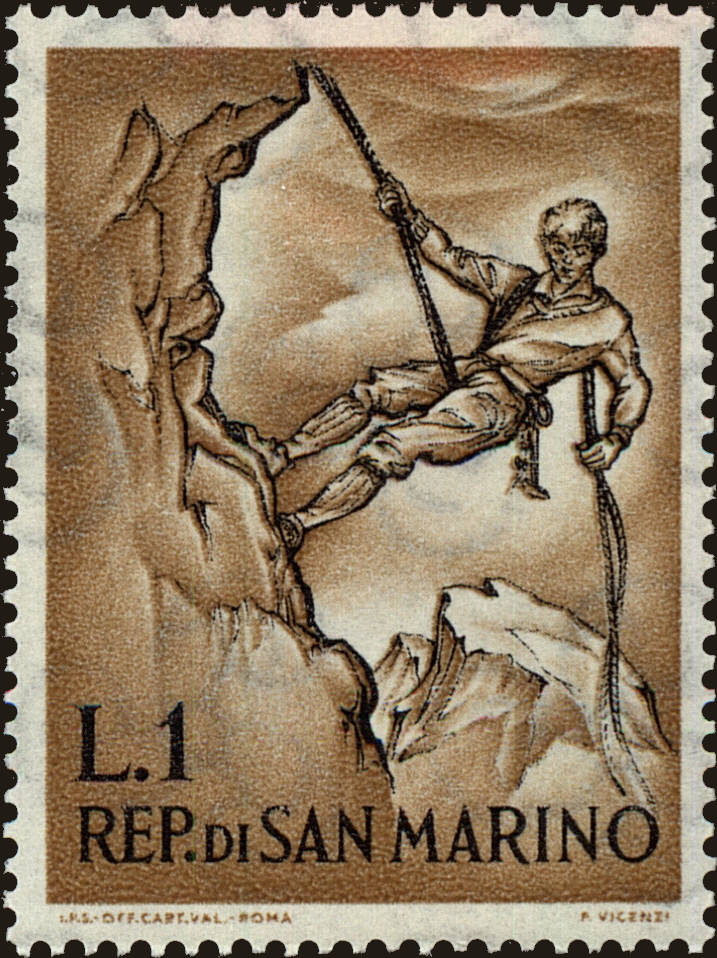 Front view of San Marino 519 collectors stamp