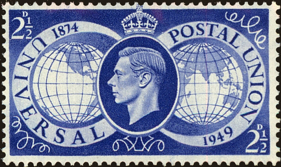 Front view of Great Britain 276 collectors stamp