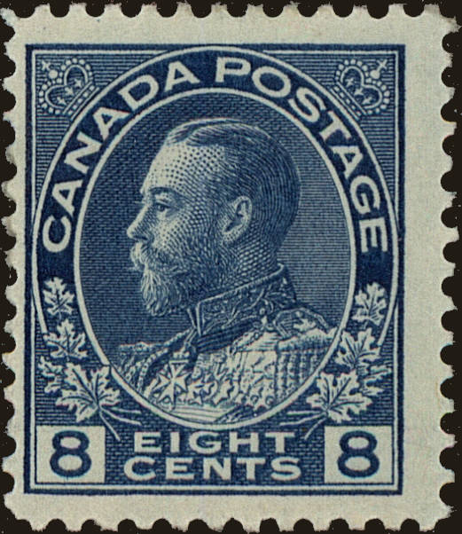 Front view of Canada 115 collectors stamp