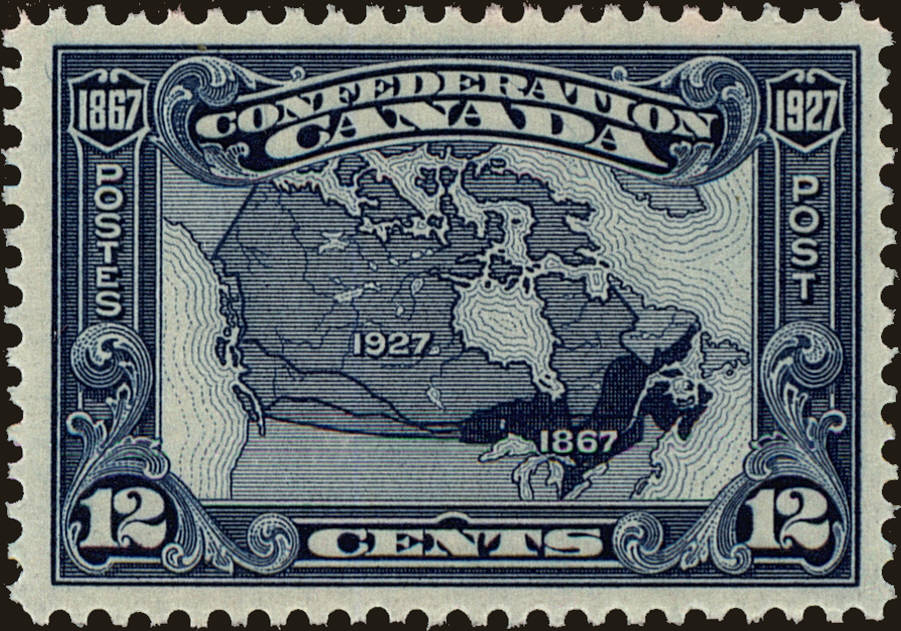 Front view of Canada 145 collectors stamp