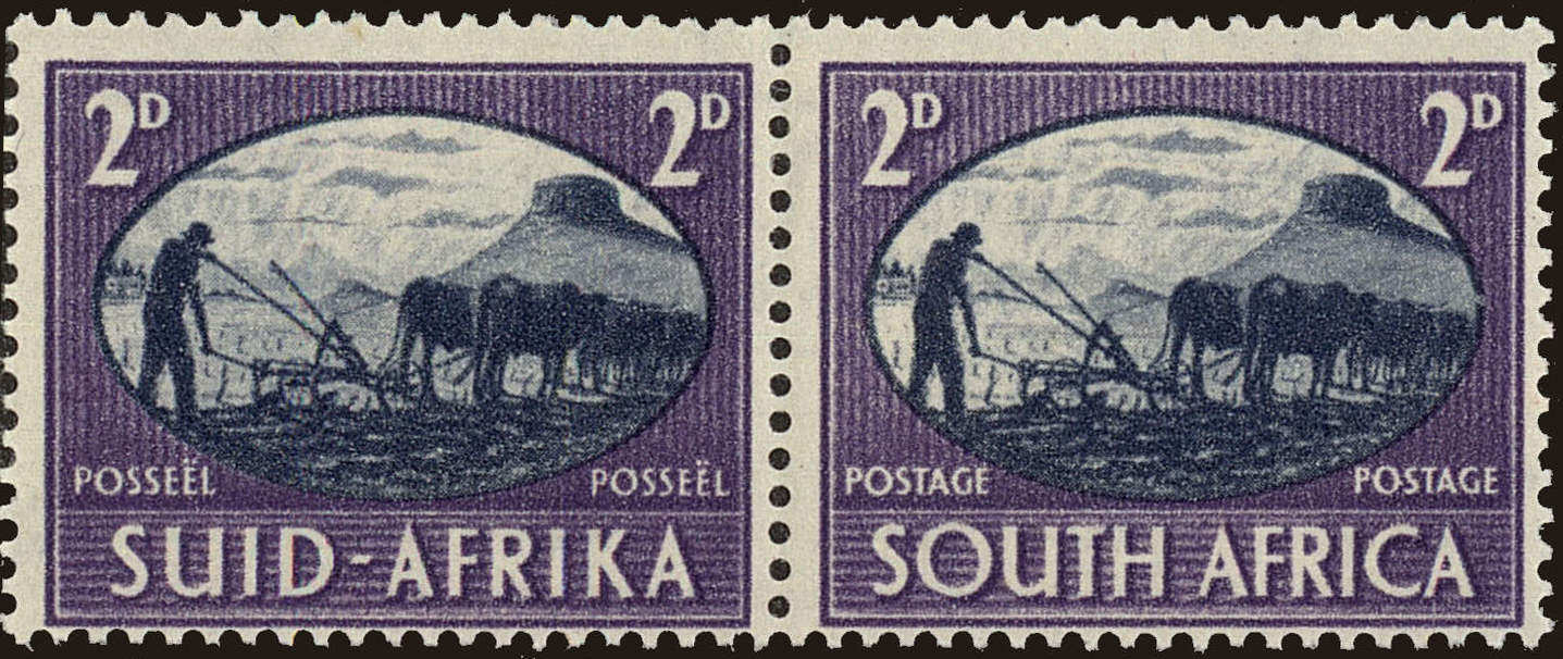 Front view of South Africa 101 collectors stamp