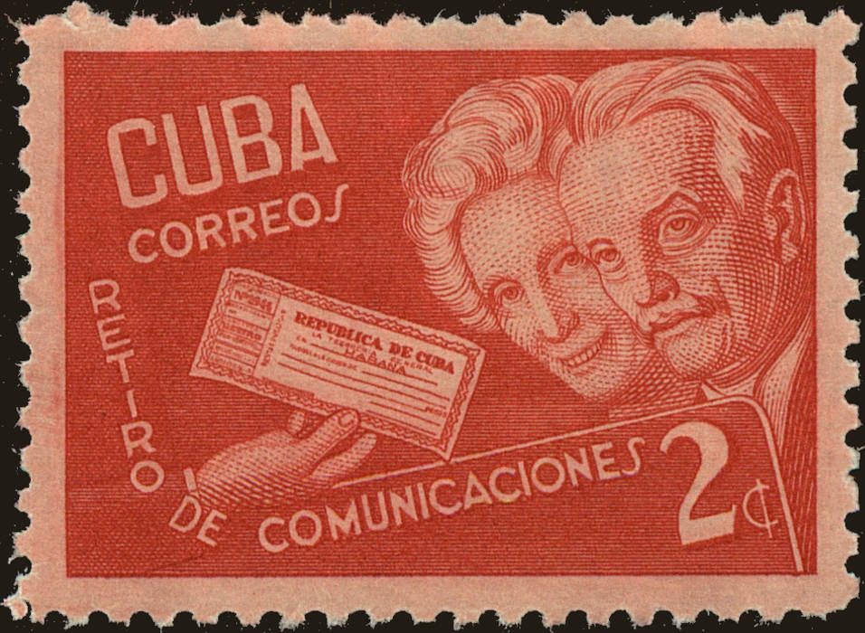 Front view of Cuba (Republic) 397 collectors stamp