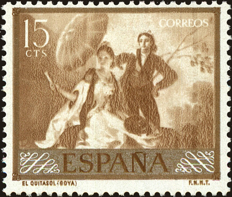Front view of Spain 867 collectors stamp