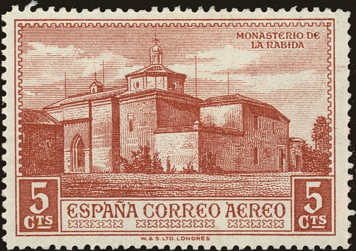 Front view of Spain C31 collectors stamp