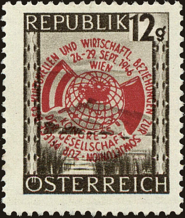 Front view of Austria 482 collectors stamp