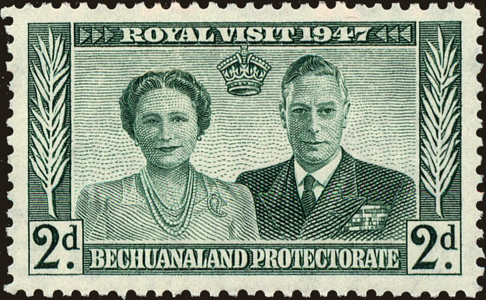 Front view of Bechuanaland Protectorate 145 collectors stamp