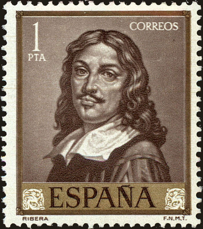 Front view of Spain 1163 collectors stamp