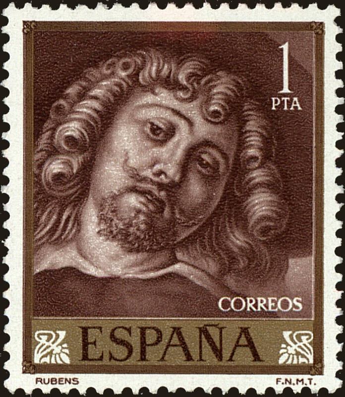 Front view of Spain 1112 collectors stamp