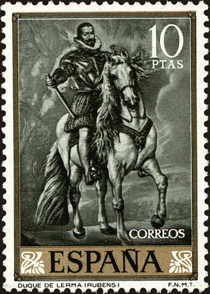 Front view of Spain 1114 collectors stamp