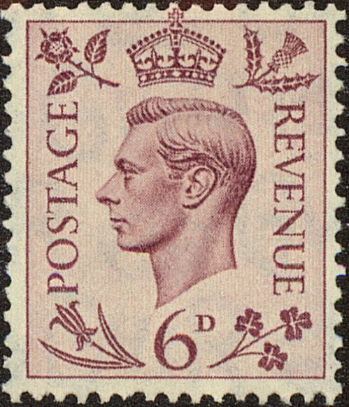 Front view of Great Britain 243 collectors stamp