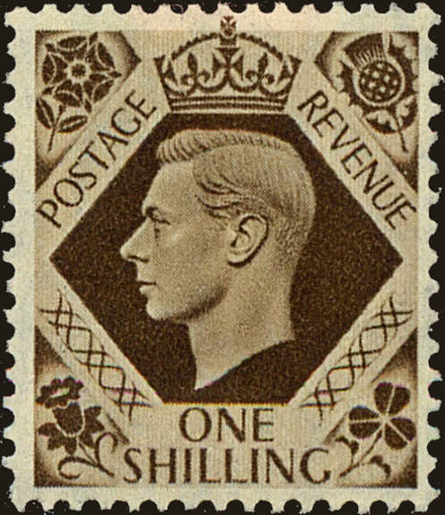 Front view of Great Britain 248 collectors stamp