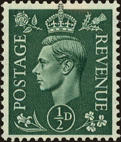 Front view of Great Britain 258 collectors stamp