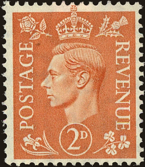 Front view of Great Britain 261 collectors stamp