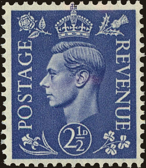Front view of Great Britain 262 collectors stamp