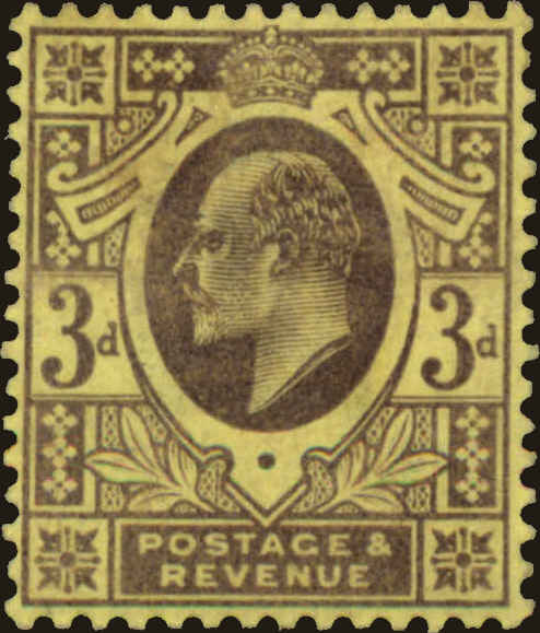 Front view of Great Britain 132 collectors stamp