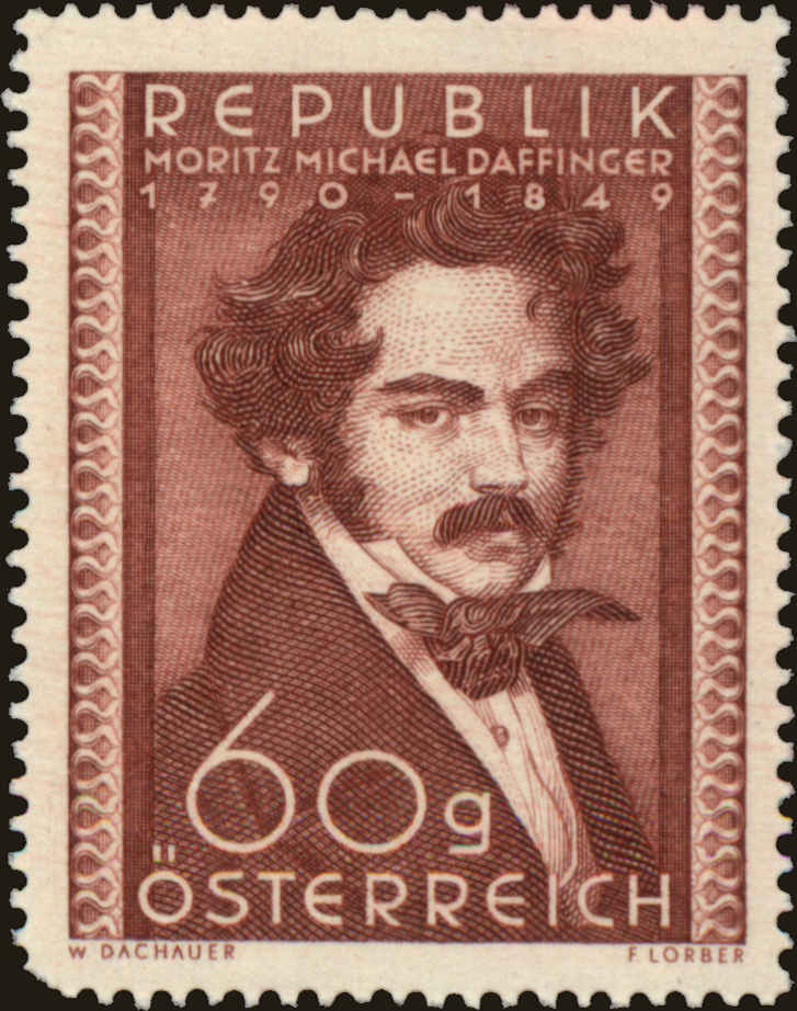 Front view of Austria 569 collectors stamp