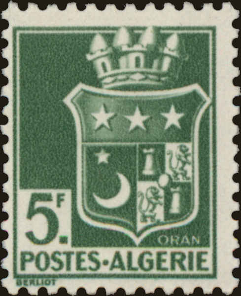 Front view of Algeria 146 collectors stamp