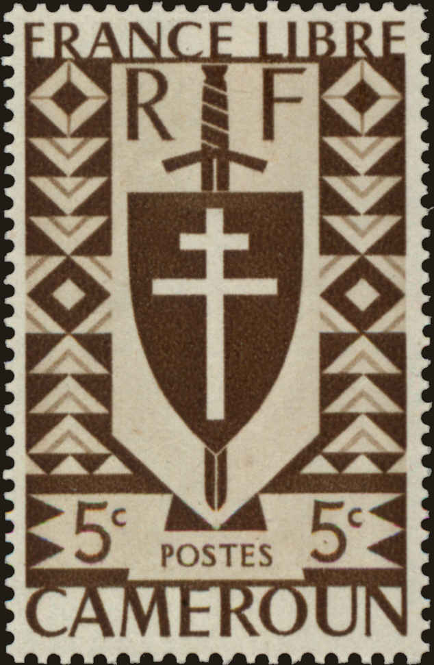 Front view of Cameroun (French) 282 collectors stamp