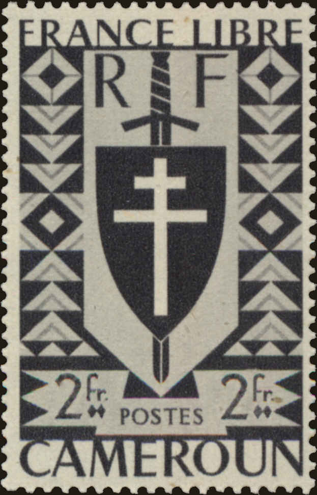 Front view of Cameroun (French) 290 collectors stamp