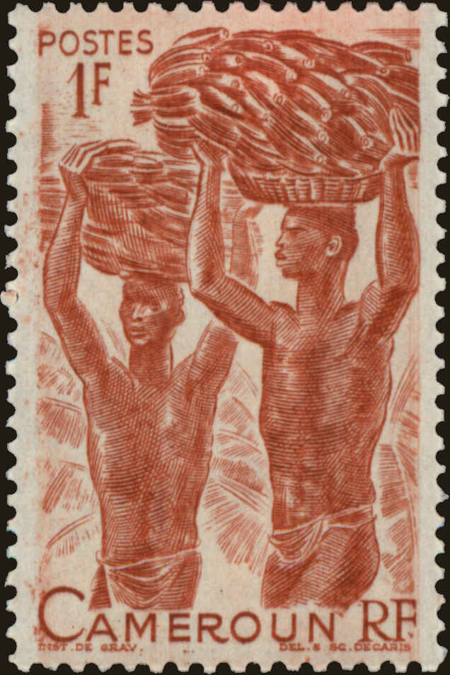 Front view of Cameroun (French) 310 collectors stamp
