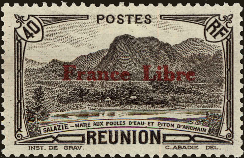 Front view of Reunion 193 collectors stamp