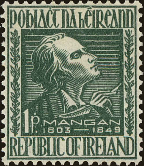 Front view of Ireland 141 collectors stamp