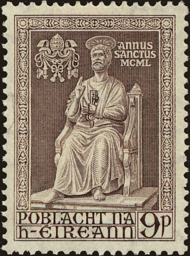 Front view of Ireland 144 collectors stamp