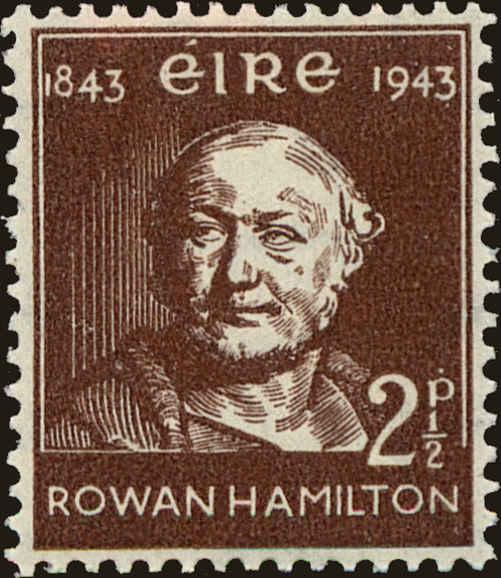 Front view of Ireland 127 collectors stamp