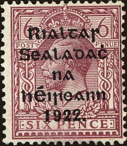 Front view of Ireland 31 collectors stamp