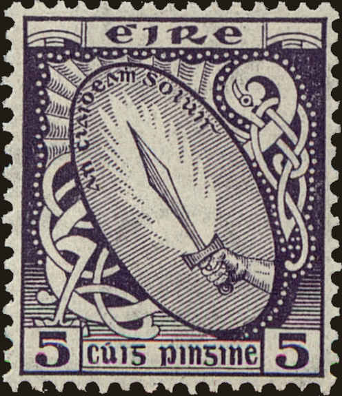 Front view of Ireland 72 collectors stamp