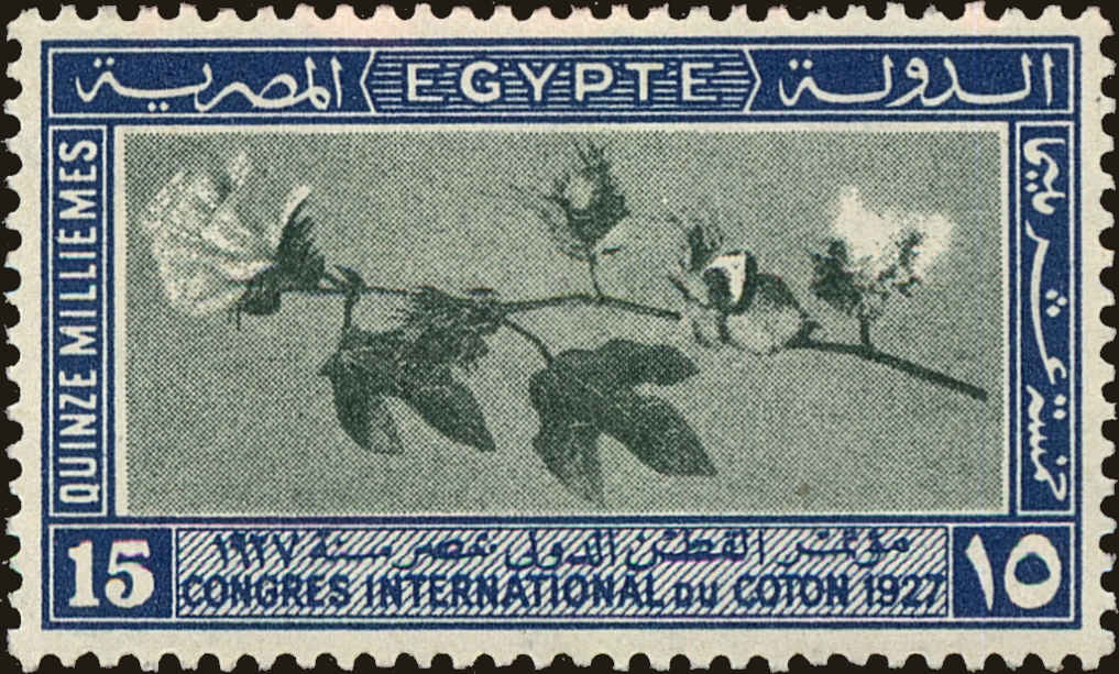 Front view of Egypt (Kingdom) 127 collectors stamp