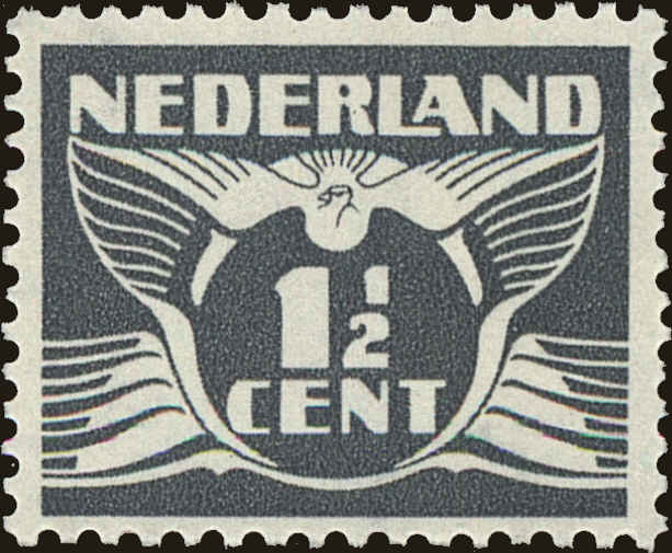 Front view of Netherlands 167a collectors stamp
