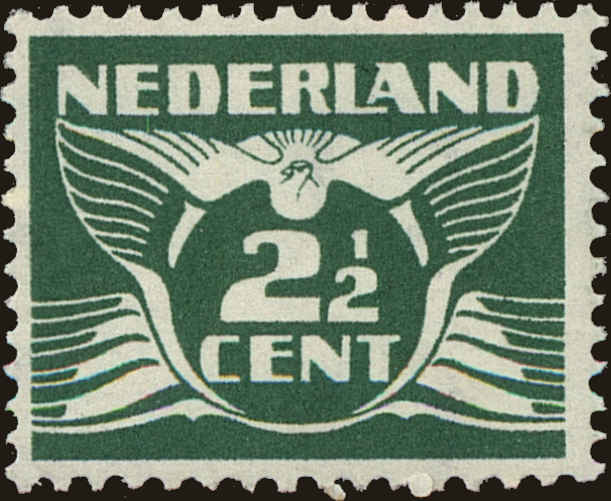 Front view of Netherlands 169 collectors stamp