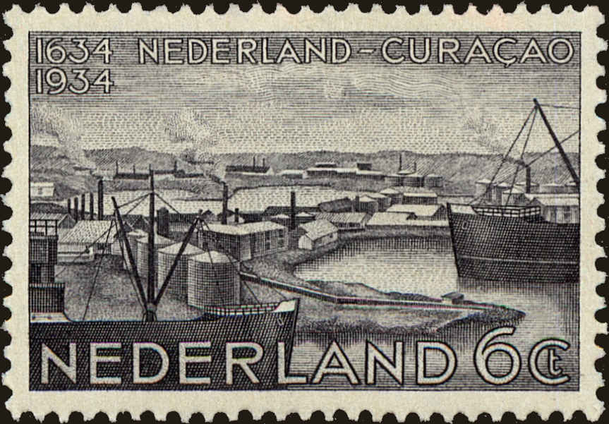 Front view of Netherlands 202 collectors stamp