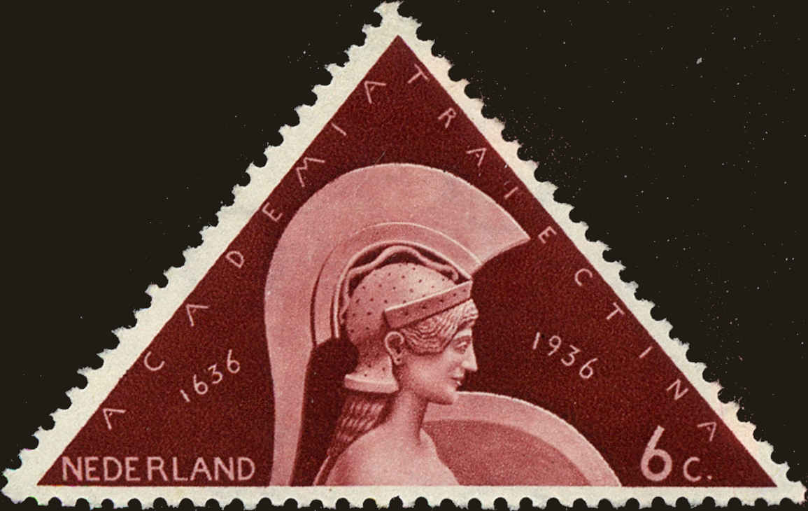 Front view of Netherlands 204 collectors stamp