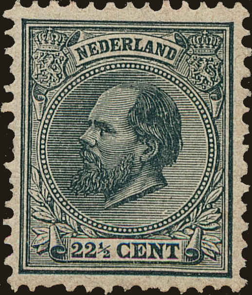 Front view of Netherlands 29 collectors stamp