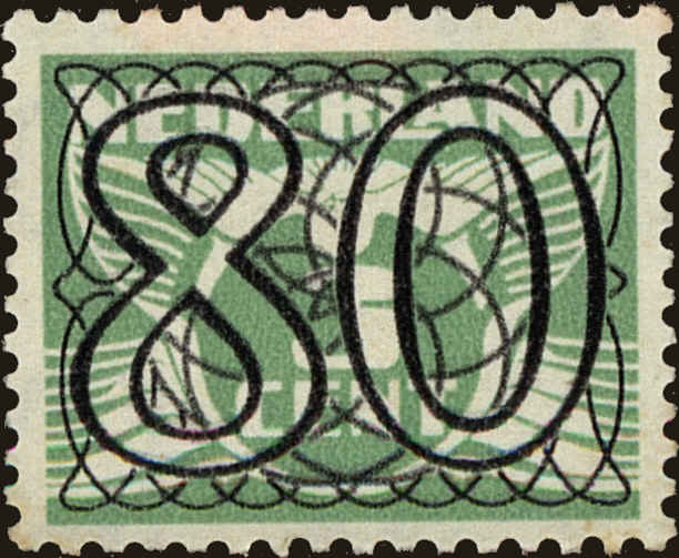 Front view of Netherlands 240 collectors stamp