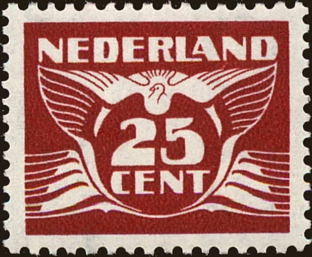 Front view of Netherlands 243N collectors stamp
