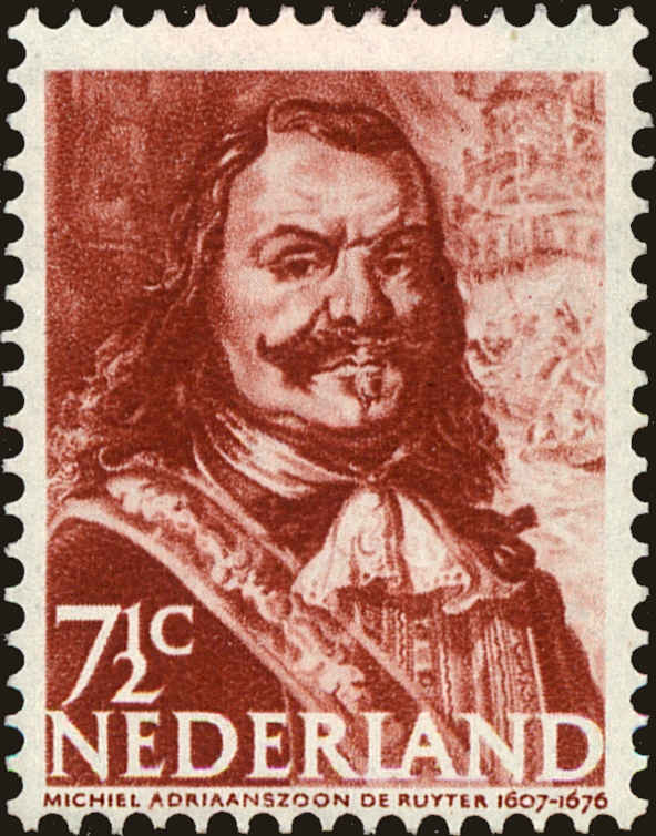 Front view of Netherlands 252 collectors stamp