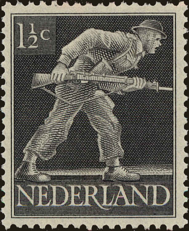 Front view of Netherlands 262 collectors stamp