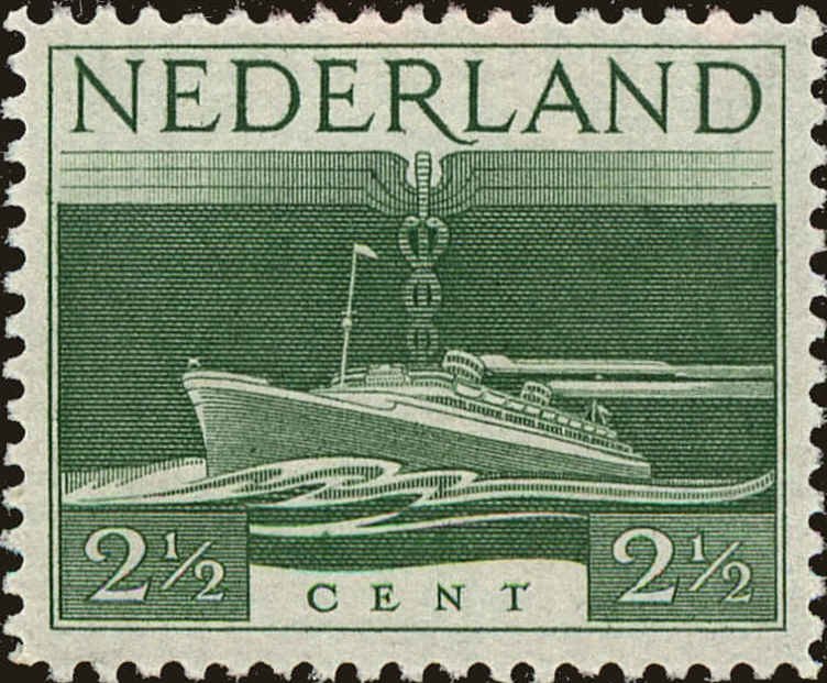 Front view of Netherlands 263 collectors stamp