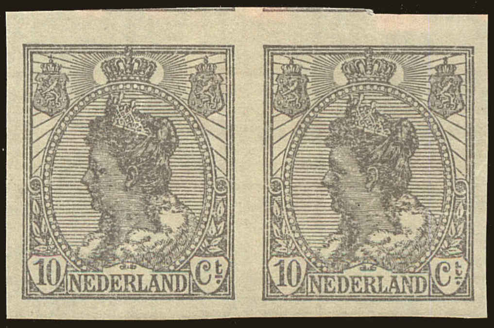 Front view of Netherlands 112 collectors stamp