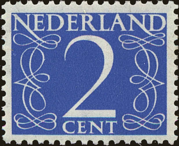 Front view of Netherlands 283 collectors stamp