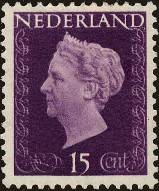 Front view of Netherlands 291 collectors stamp