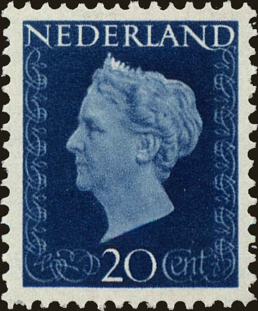 Front view of Netherlands 292 collectors stamp